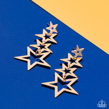 Load image into Gallery viewer, Superstar Crescendo Gold Post Earrings
