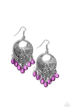 Load image into Gallery viewer, Prismatically Prairie Purple Earrings