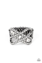 Load image into Gallery viewer, Triple Threat Twinkle Black Ring