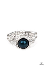Load image into Gallery viewer, Selfie Status Blue Skinny Band Ring