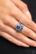 Load image into Gallery viewer, Ravishing Radiance Blue Skinny Band Ring