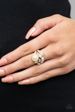 Load image into Gallery viewer, SELFIE-Made Millionaire Gold Skinny Band Ring