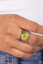 Load image into Gallery viewer, Clairvoyantly Cat’s Eye Green Ring