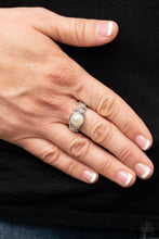 Load image into Gallery viewer, Selfie Status White Skinny Band Ring