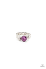 Load image into Gallery viewer, A-List Applique Purple Skinny Band Ring