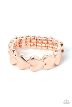 Load image into Gallery viewer, Rhythm of Love Rose Gold Skinny Band Ring