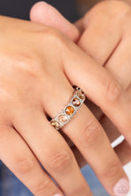 Load image into Gallery viewer, Taming Twilight Brown Skinny Band Ring