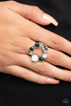 Load image into Gallery viewer, Butterfly Bustle Green Ring