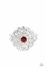 Load image into Gallery viewer, Effervescent Crescendo Red Skinny Band Ring