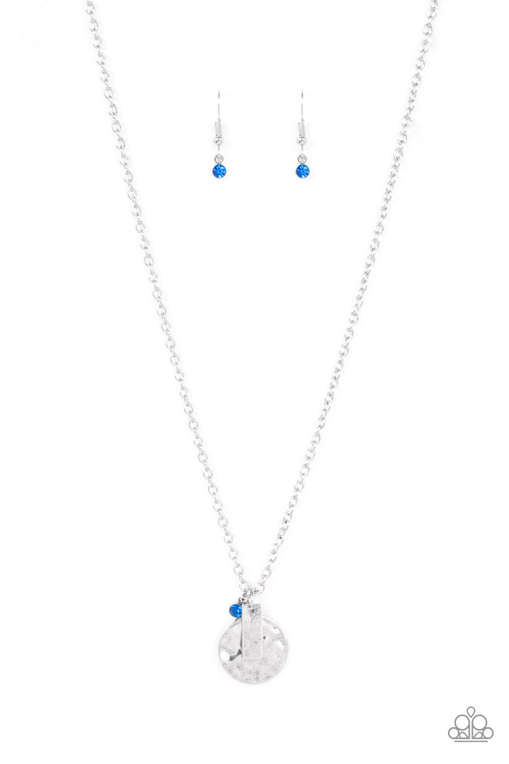 Minimal EFFORTLESS Blue Necklace