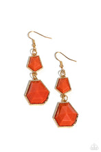 Load image into Gallery viewer, Rio Relic Orange Earrings