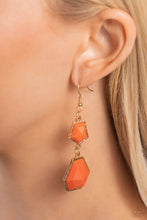 Load image into Gallery viewer, Rio Relic Orange Earrings