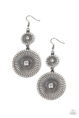 Bring Down the WHEELHOUSE Black Earrings
