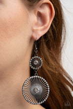 Load image into Gallery viewer, Bring Down the WHEELHOUSE Black Earrings