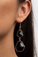 Load image into Gallery viewer, Rio Relic Black Earrings