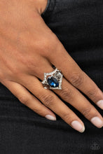 Load image into Gallery viewer, Bow Down to Dazzle Blue Ring