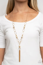 Load image into Gallery viewer, Taken with Tassels Gold Necklace