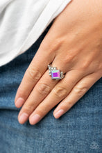 Load image into Gallery viewer, Mind-Blowing Brilliance Purple Skinny Band Ring