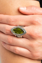 Load image into Gallery viewer, Let Me Take a REIGN Check Green Ring