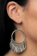 Load image into Gallery viewer, FOWL Tempered Silver Earrings