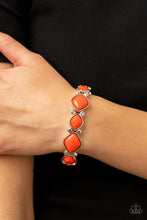 Load image into Gallery viewer, Boldly BEAD-azzled Orange Bracelet