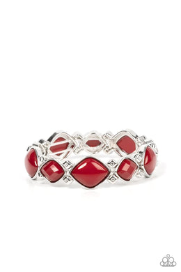 Boldly Bead-azzled Red Bracelet