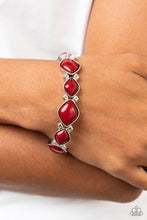 Load image into Gallery viewer, Boldly Bead-azzled Red Bracelet
