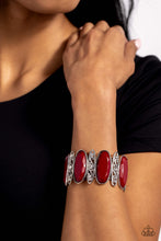 Load image into Gallery viewer, Saturated Sparkle Red Bracelet