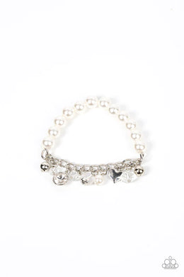 Adoringly Admirable White Bracelet
