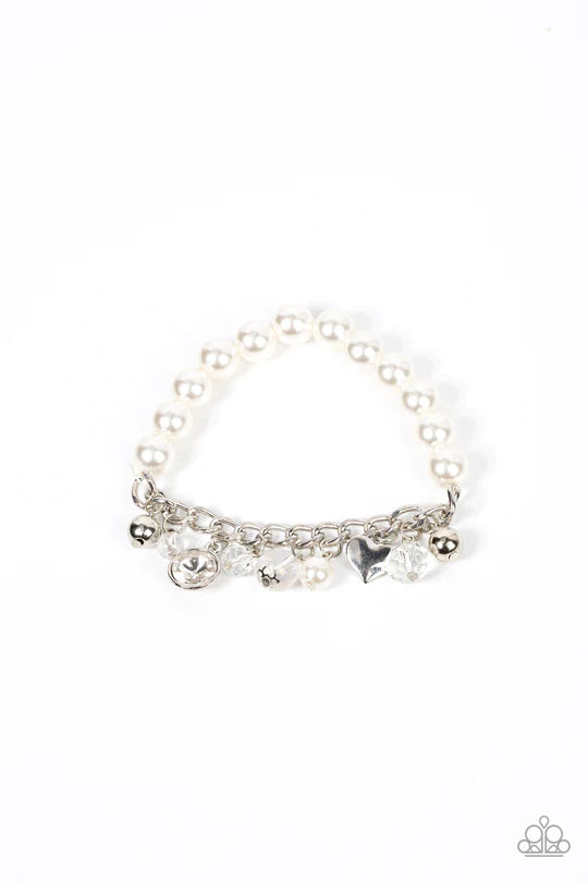 Adoringly Admirable White Bracelet