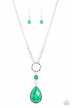 Load image into Gallery viewer, Valley Girl Glamour Green Necklace