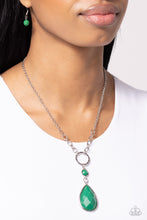 Load image into Gallery viewer, Valley Girl Glamour Green Necklace