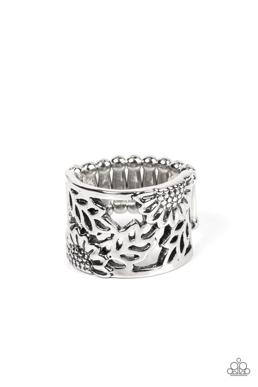 Farmhouse Foliage Silver Ring
