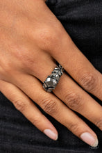 Load image into Gallery viewer, Smooth Smolder Black Skinny Band Ring