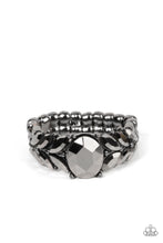 Load image into Gallery viewer, Smooth Smolder Black Skinny Band Ring