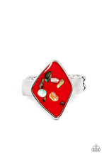 Load image into Gallery viewer, Stellar Shores Red Skinny Band Ring