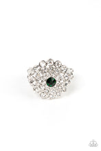 Load image into Gallery viewer, Effervescent Crescendo Green Skinny Band Ring