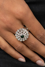 Load image into Gallery viewer, Effervescent Crescendo Green Skinny Band Ring