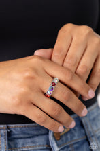 Load image into Gallery viewer, Taming Twilight Red Skinny Band Ring