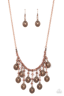 Leave it in the PASTURE Copper Necklace