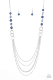 Load image into Gallery viewer, Vivid Variety Blue Necklace
