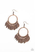 Load image into Gallery viewer, FOWL Tempered Copper Earrings