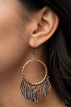 Load image into Gallery viewer, FOWL Tempered Copper Earrings