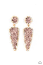 Load image into Gallery viewer, Druzy Desire Gold Earrings