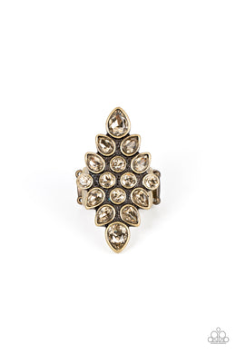 Combustible Iridescence Brass Ring