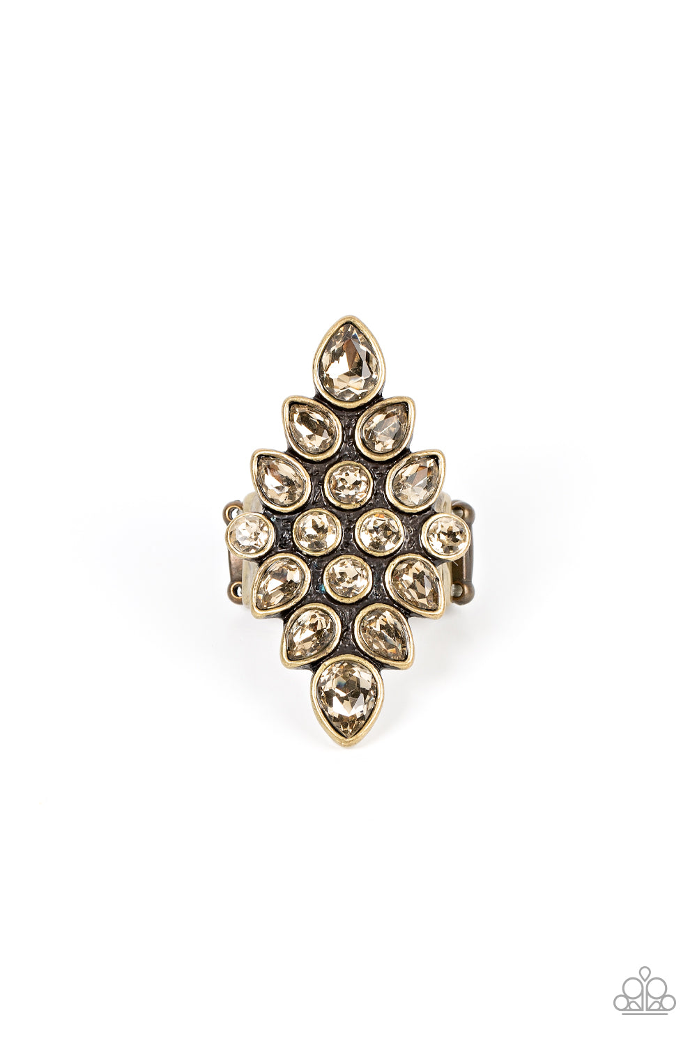 Combustible Iridescence Brass Ring