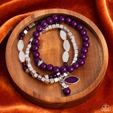 Load image into Gallery viewer, Redefined Romance Purple Bracelet