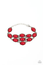 Load image into Gallery viewer, Color Wheel Garden Red Bracelet