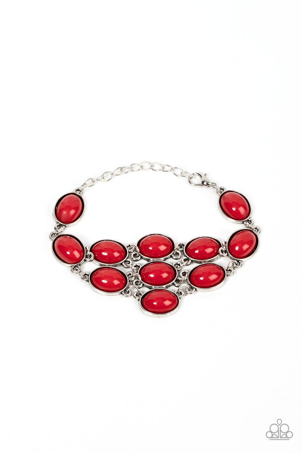 Color Wheel Garden Red Bracelet