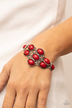 Load image into Gallery viewer, Color Wheel Garden Red Bracelet